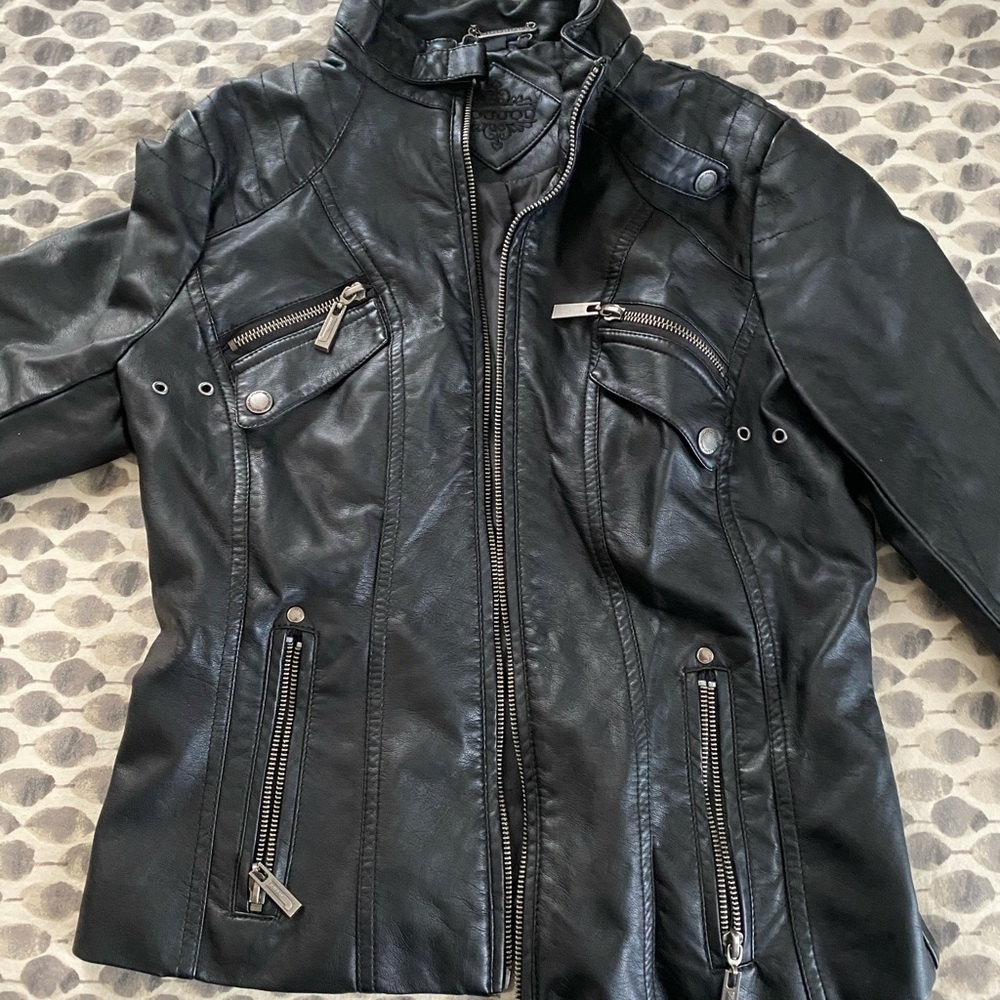 Faux Leather Jacket